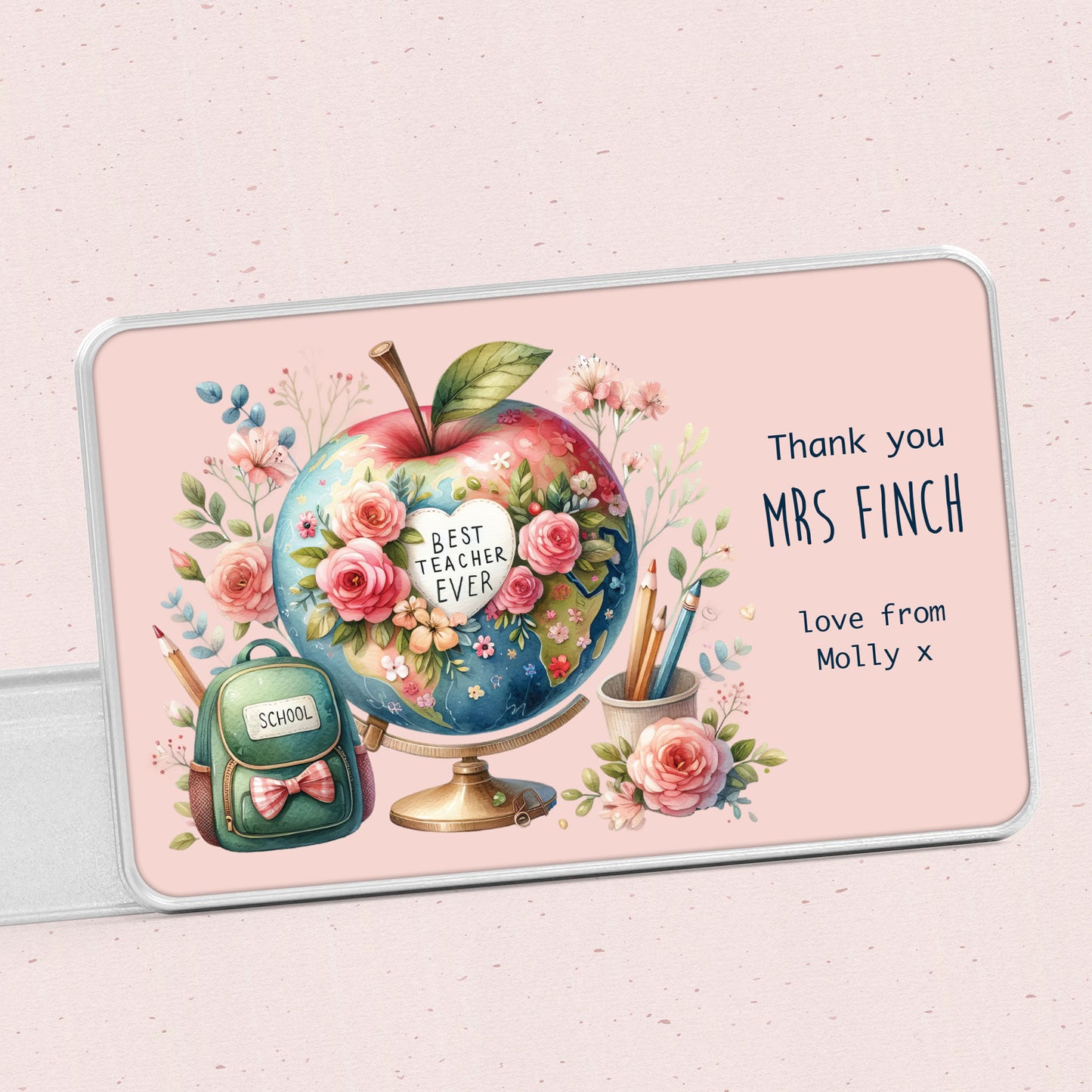 Personalised Best Teacher Tin