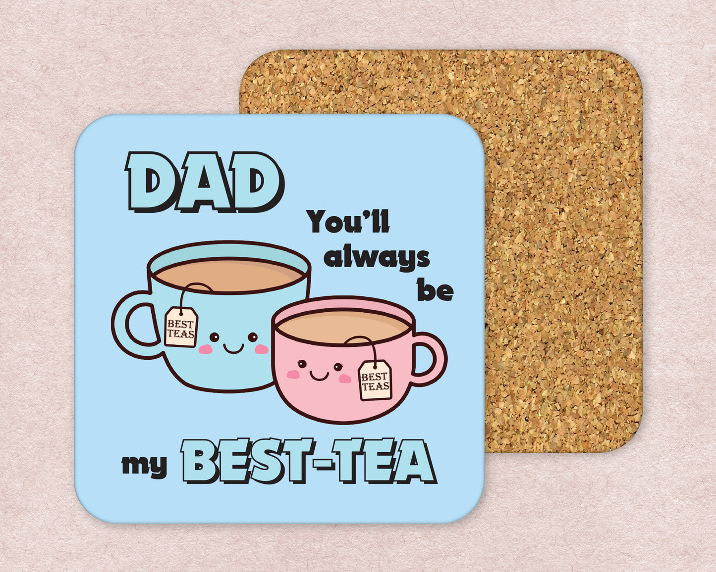 Dad Best-Tea Mug & Coaster Set