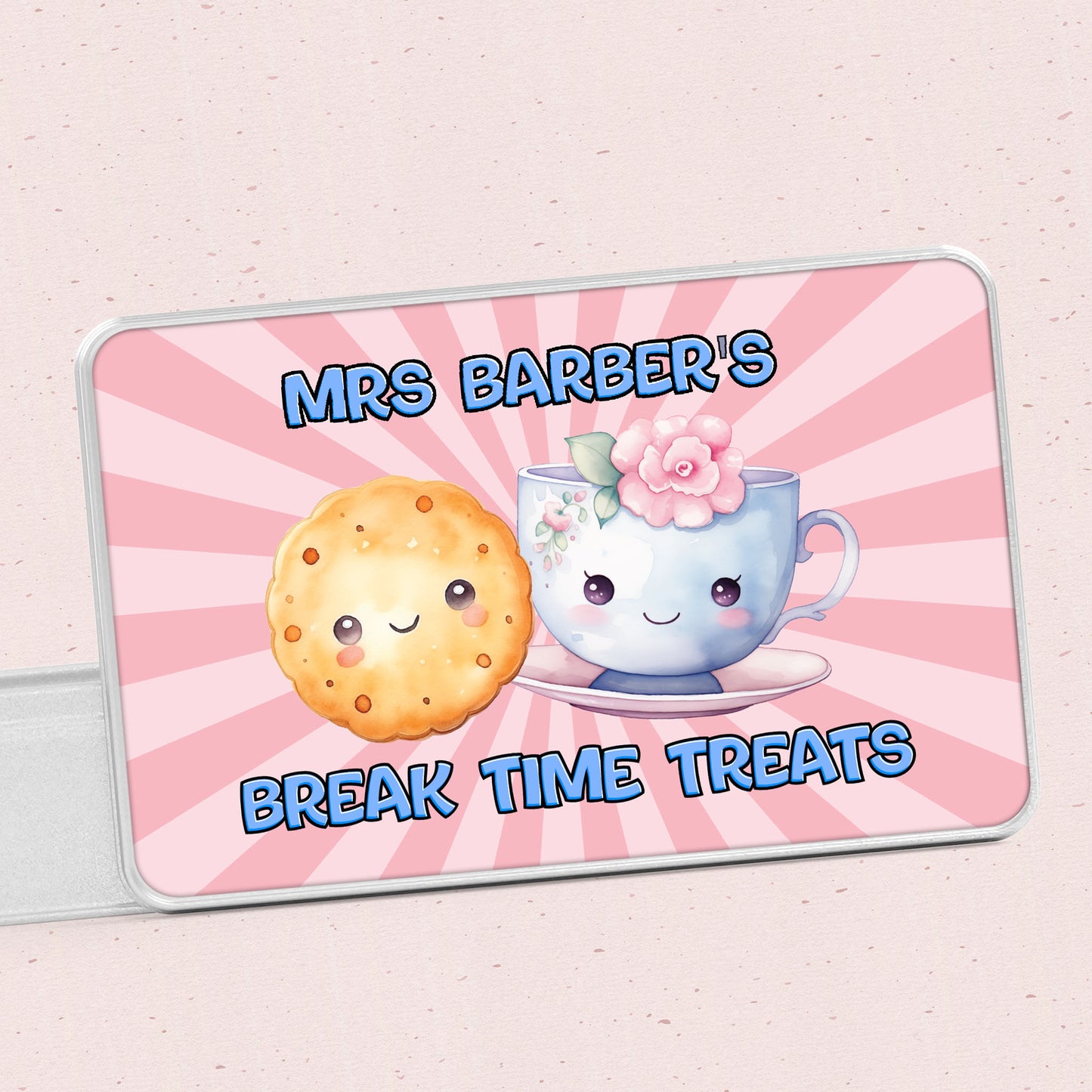 Personalised Teacher's Break Time Treats Tin