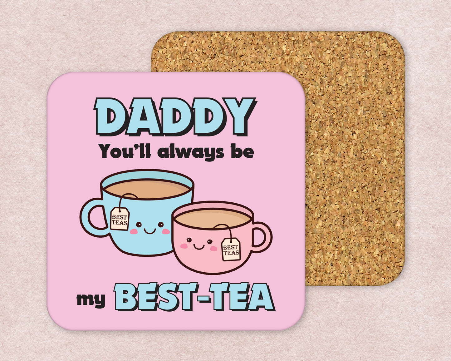 Dad Best-Tea Mug & Coaster Set