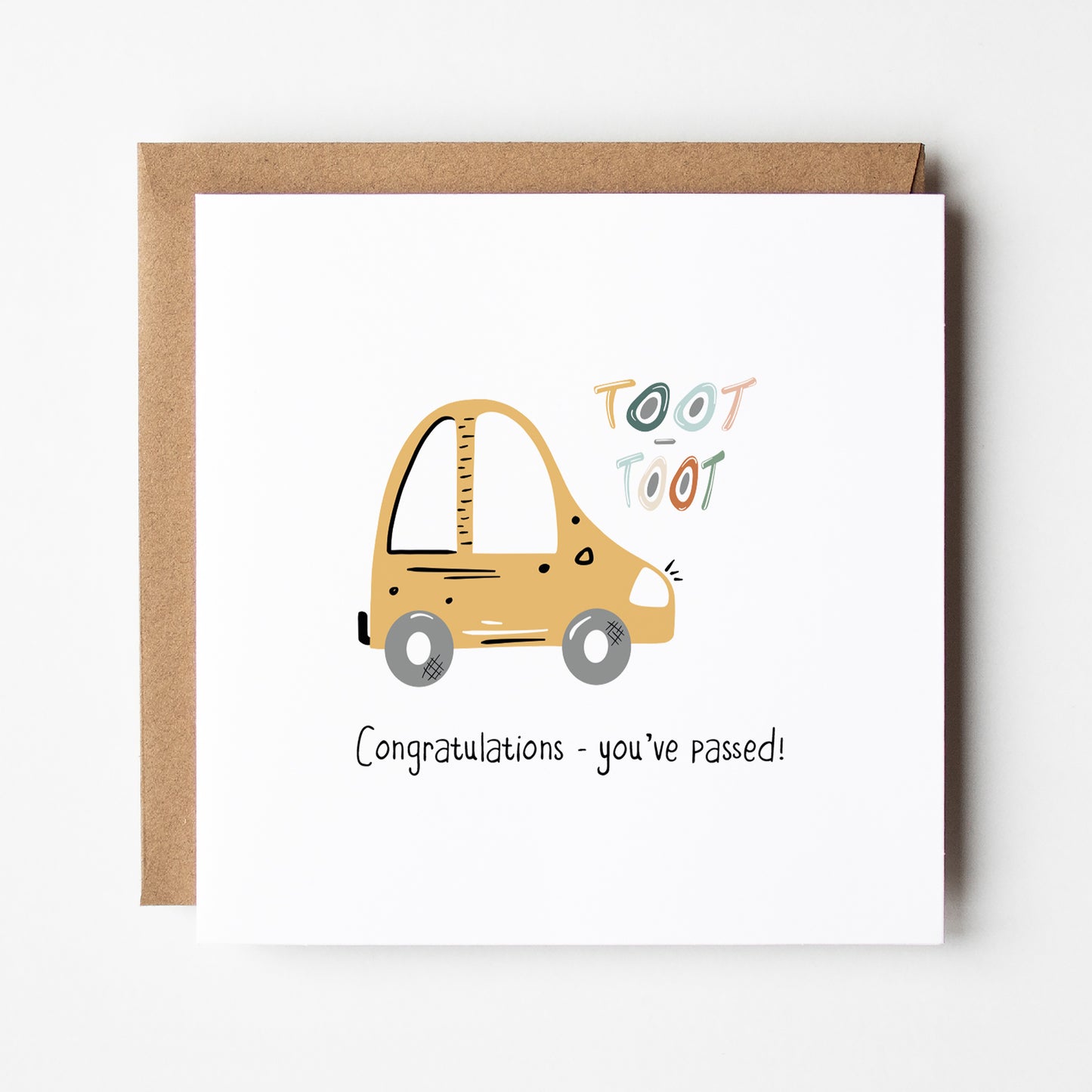 Driving Test Congratulations Card