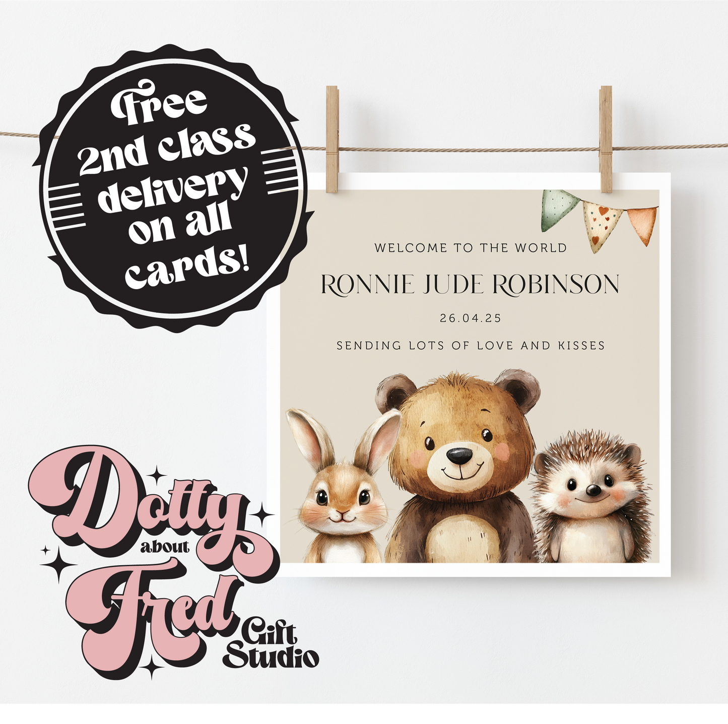 Cute Polar Bear Christmas Card: To the One I Love