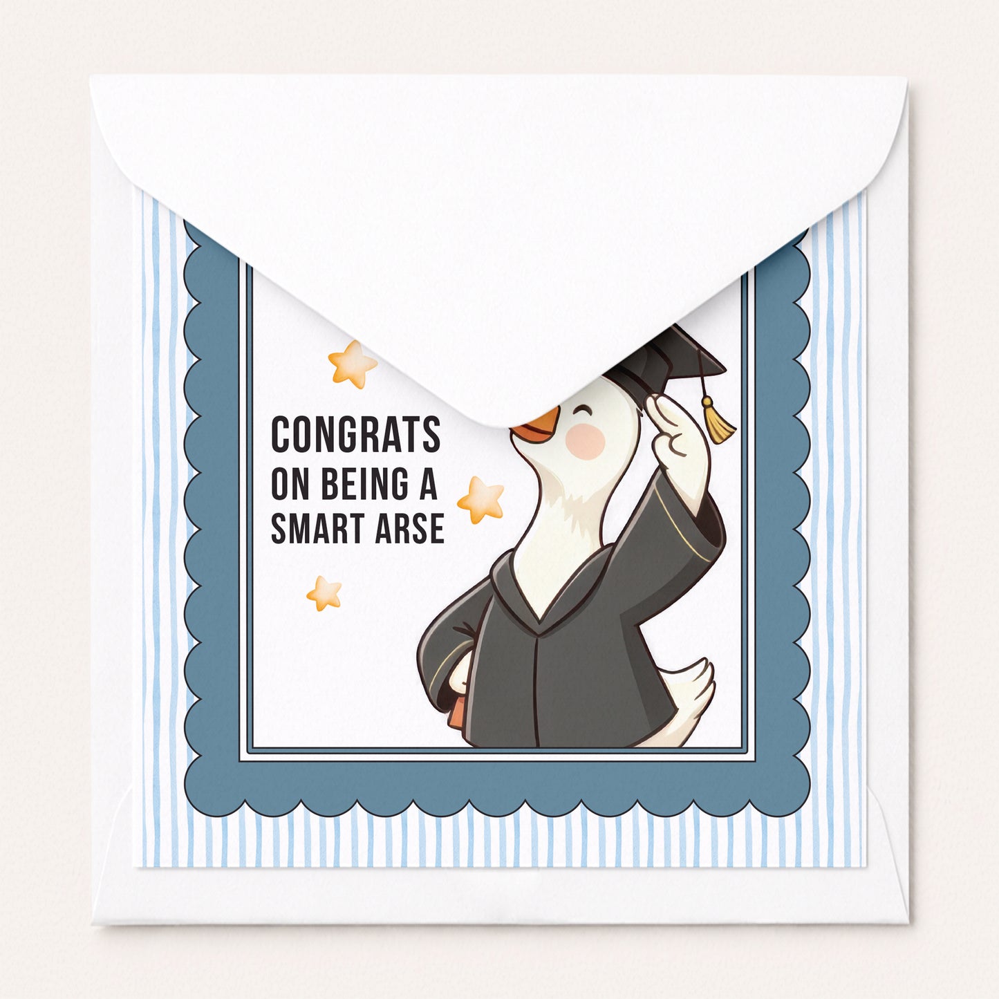 Funny Goose Graduation Card, Congratulations Graduate