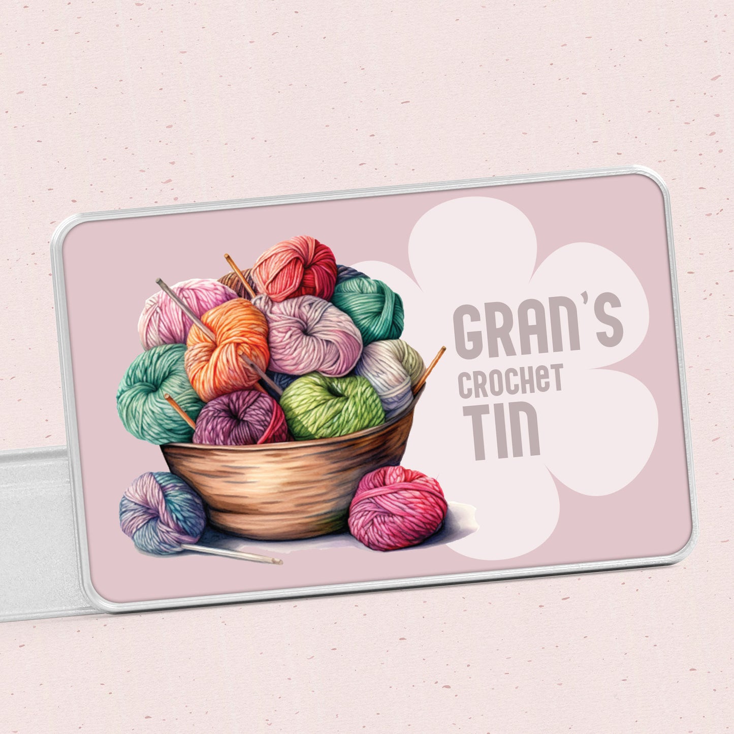 Personalised Crochet Tin