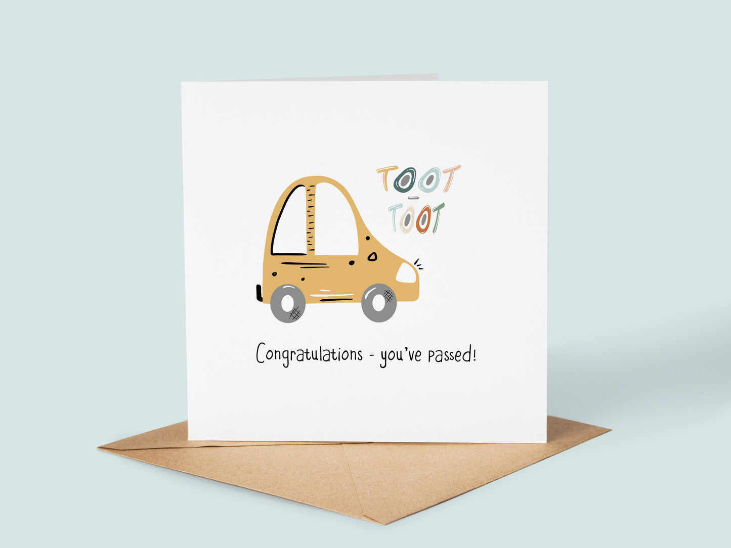 Driving Test Congratulations Card
