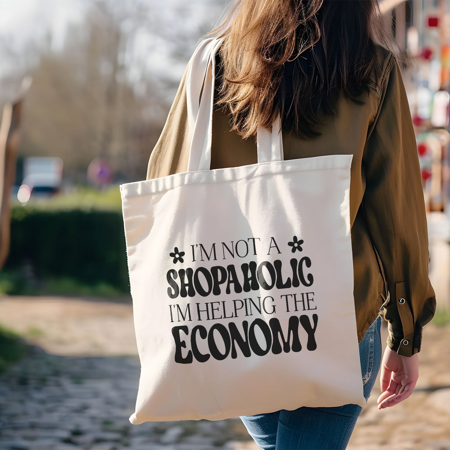'Shopaholic' Tote Bag