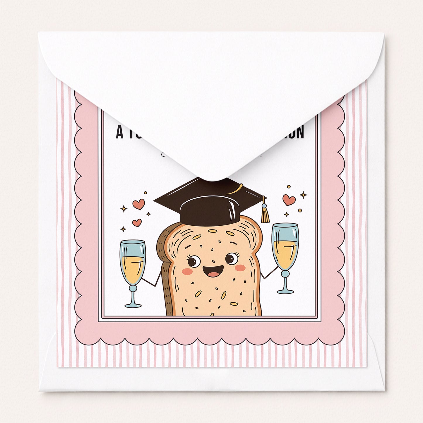 A Toast to your Graduation Card