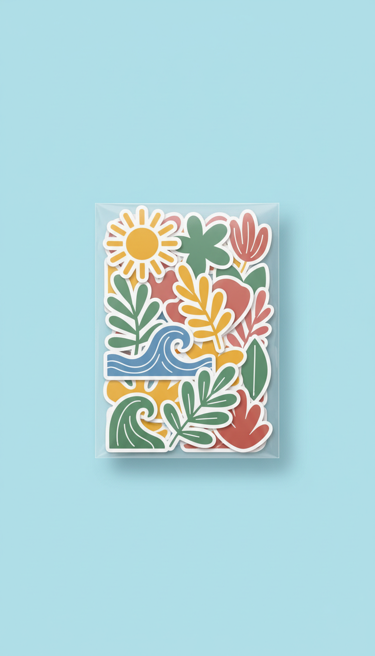 Decorative Vinyl Sticker Pack—Bold Shapes