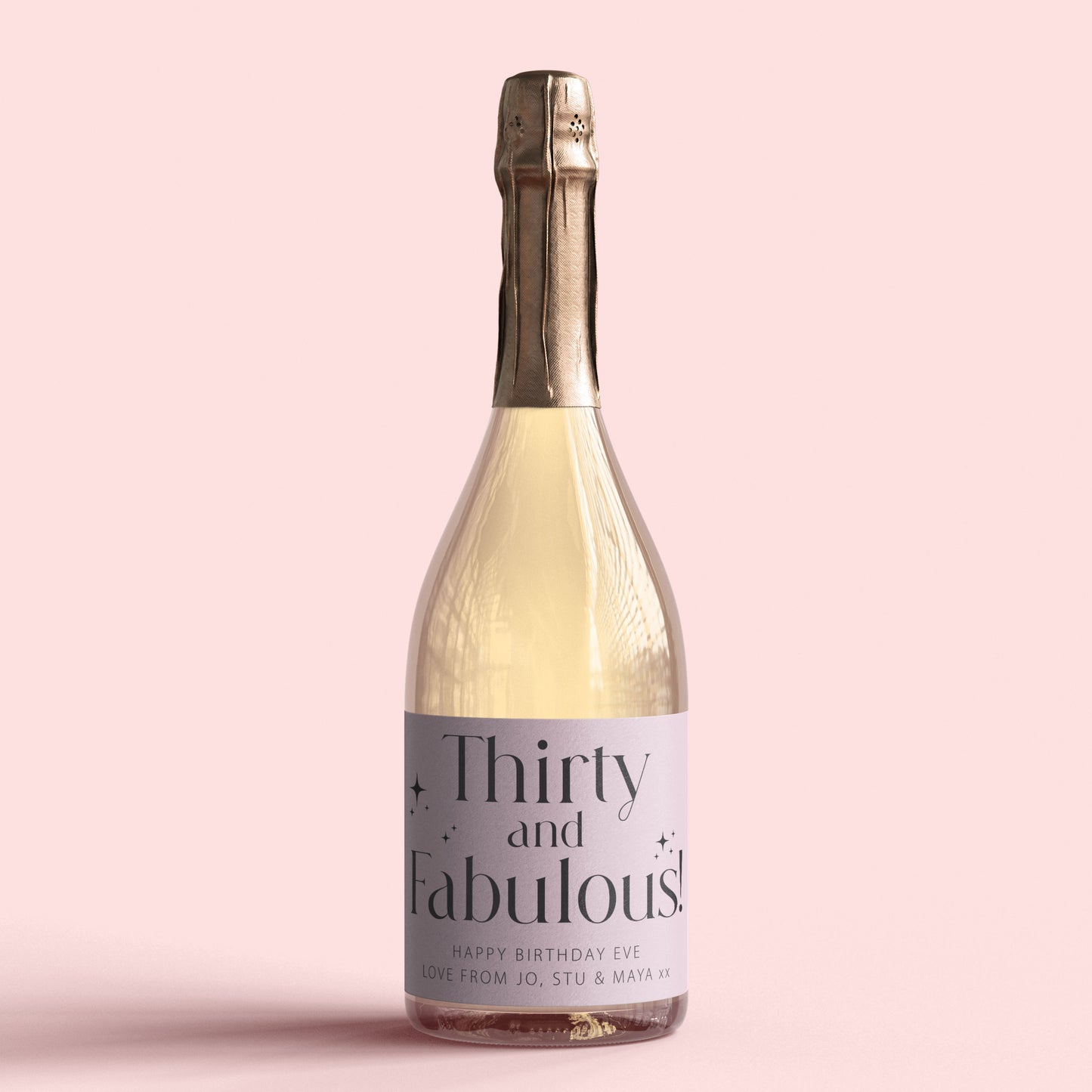 Personalised 30th Birthday Wine Label