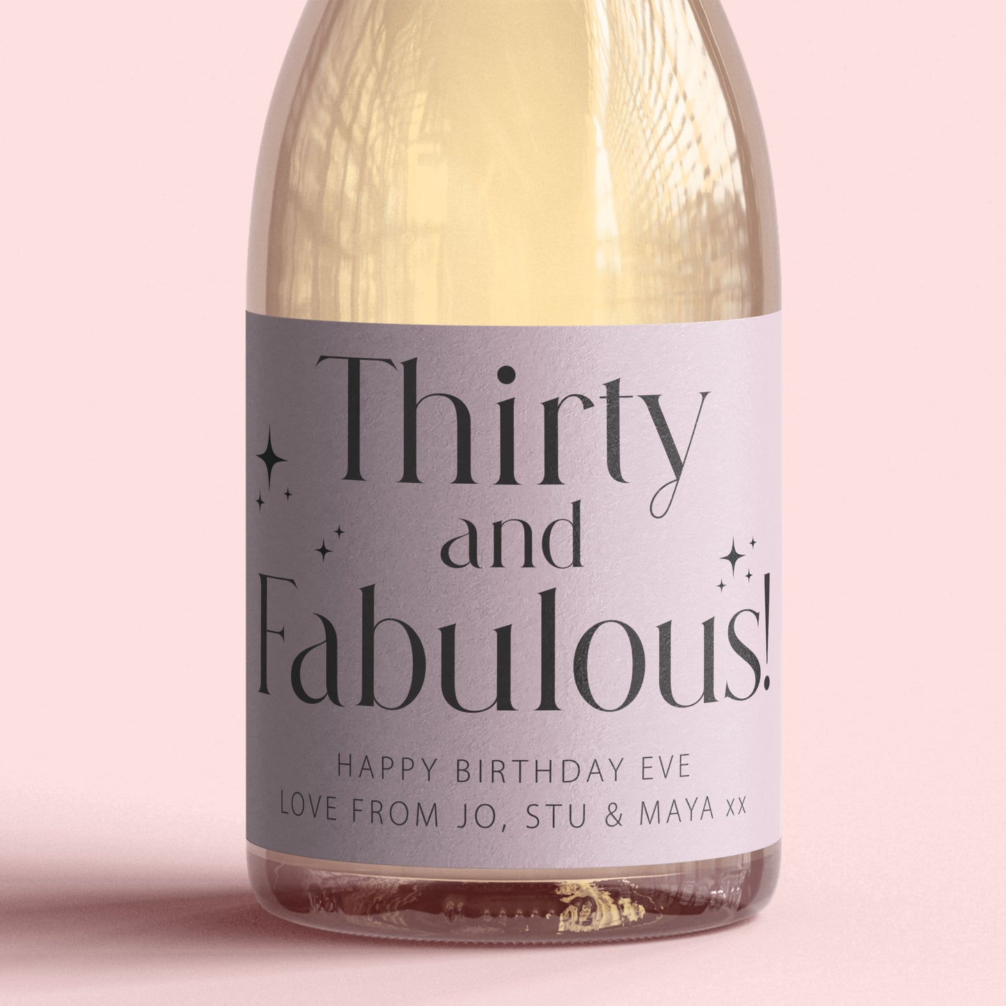 Personalised 30th Birthday Wine Label
