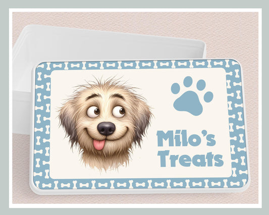 Personalised Dog Treats Tin