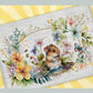 Floral Mouse Glass Chopping Board
