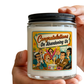 Congratulations On Abandoning Us – Funny Retirement Candle Label