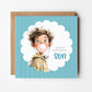 Quirky Son Birthday Card - Bubblegum Boy Design