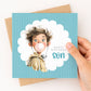 Quirky Son Birthday Card - Bubblegum Boy Design