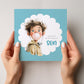 Quirky Son Birthday Card - Bubblegum Boy Design