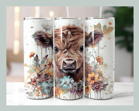 Baby Highland Cow Tumbler