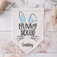 Personalised Bunny Pennant Flag: Bunny Squad