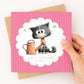Just a Little Card to Say… Cute Cat Greeting Card