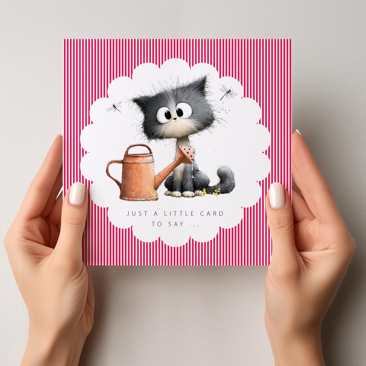 Just a Little Card to Say… Cute Cat Greeting Card