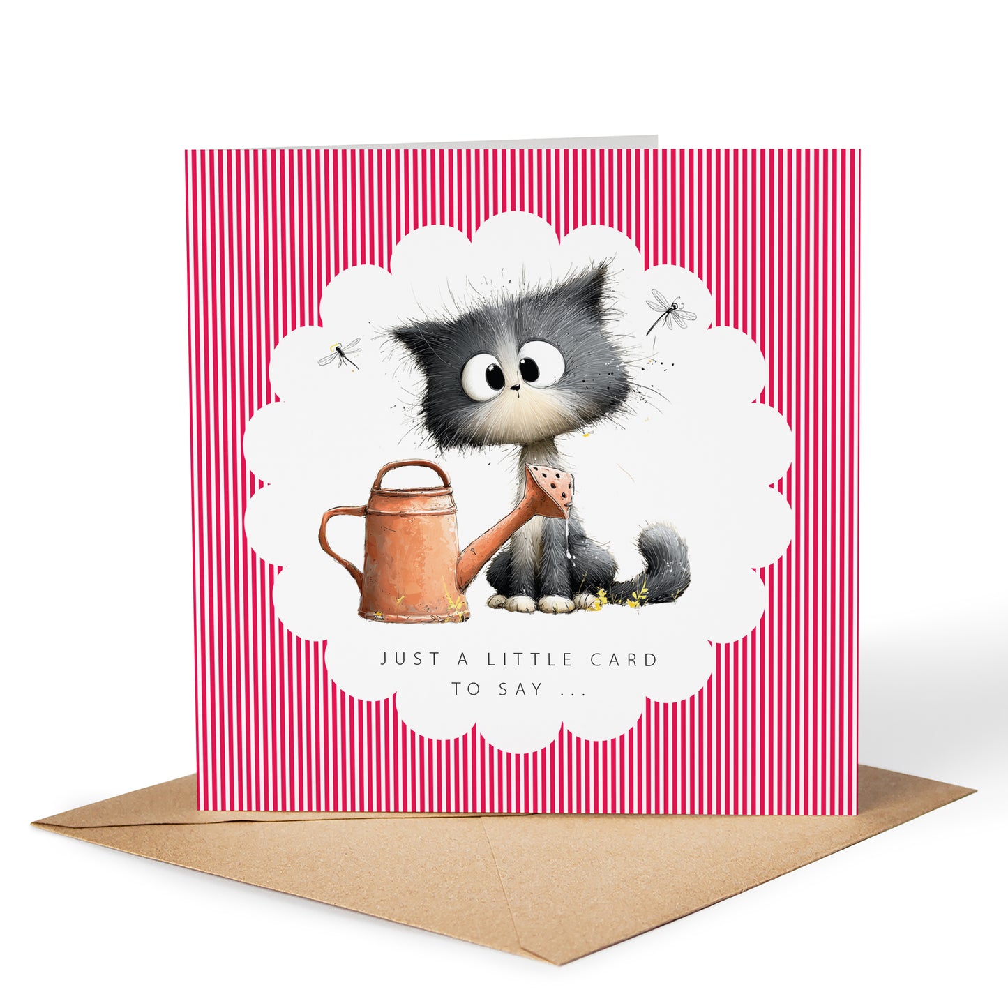 Just a Little Card to Say… Cute Cat Greeting Card