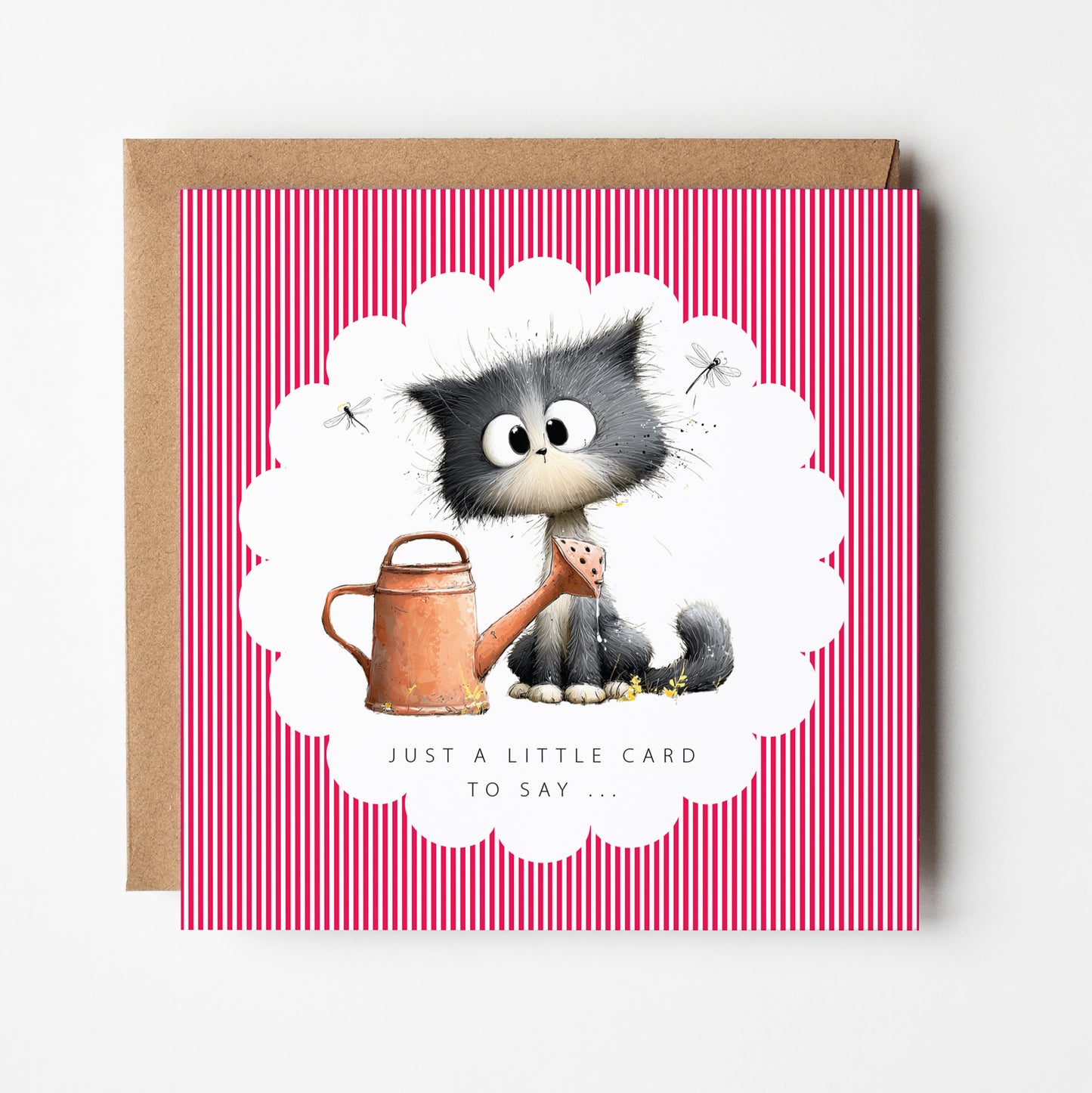 Just a Little Card to Say… Cute Cat Greeting Card