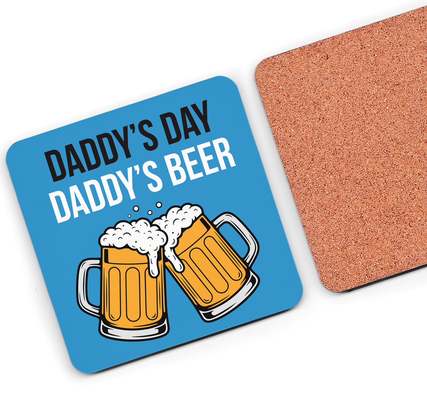 Daddy Beer Drinks Coaster