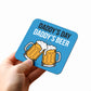 Daddy Beer Drinks Coaster