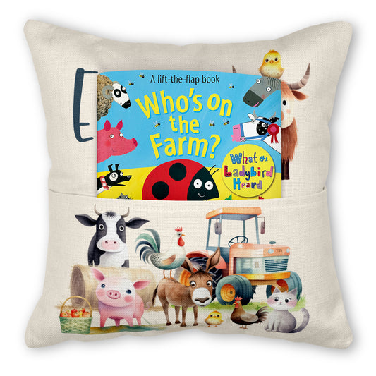 Personalised Farm Reading Cushion