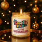 Festive Shenanigans - Funny Christmas Candle Label