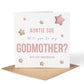 Personalised Godparent Proposal Card