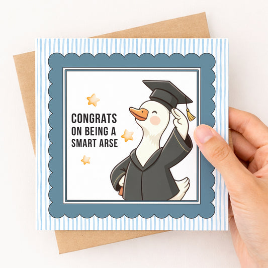 Funny Goose Graduation Card, Congratulations Graduate