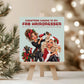 Hairdresser Christmas Card, Funny Festive Card for Hairdresser from Client, Hair Stylist Christmas Thank You Card