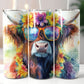 Tropical Highland Cow Tumbler