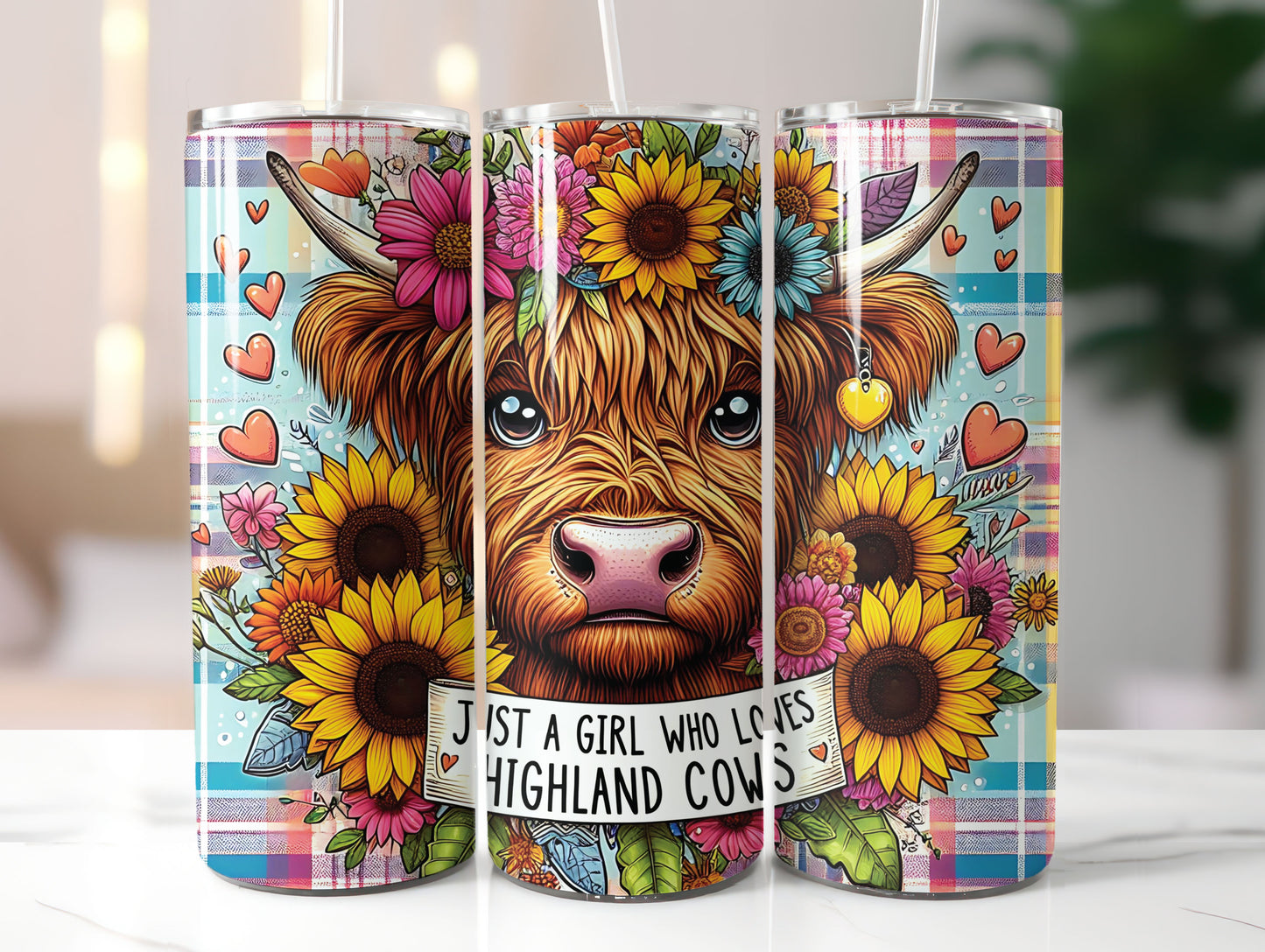 Just a Girl who loves Highland Cows Tumbler