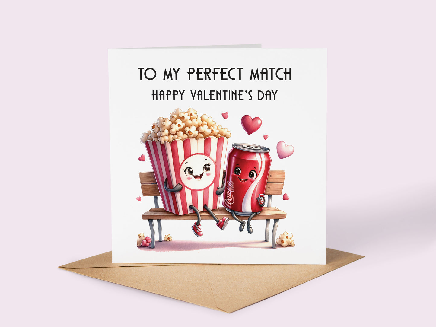 Valentine Card: Perfect Match