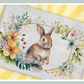 Floral Rabbit Chopping Board