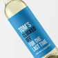 Funny Retirement Wine Label