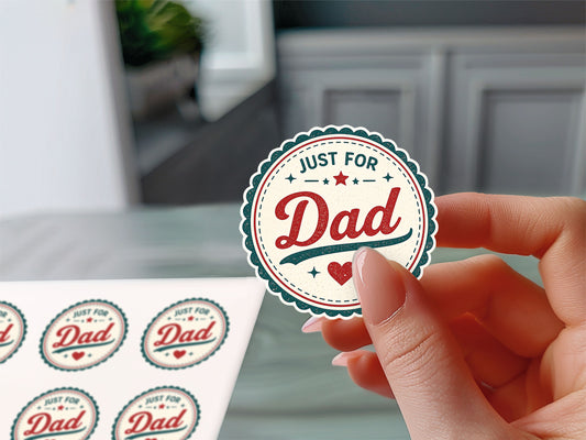 Retro Dad Stickers