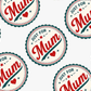 Retro Mum Stickers