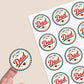 Retro Dad Stickers