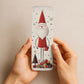 Double Sided Santa Bookmark