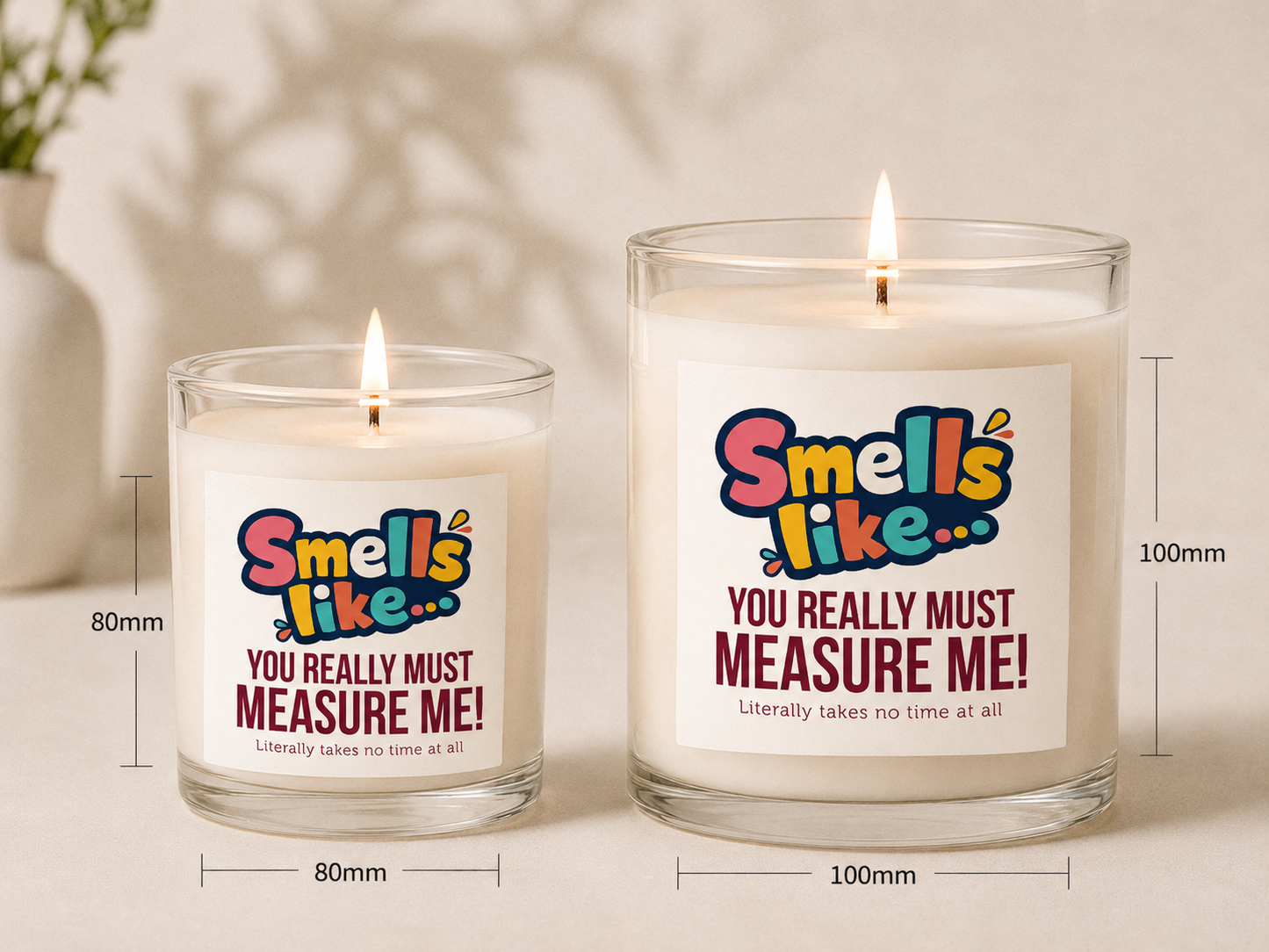 Festive Shenanigans - Funny Christmas Candle Label
