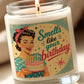 Retro Smells Like Your Birthday Candle Label