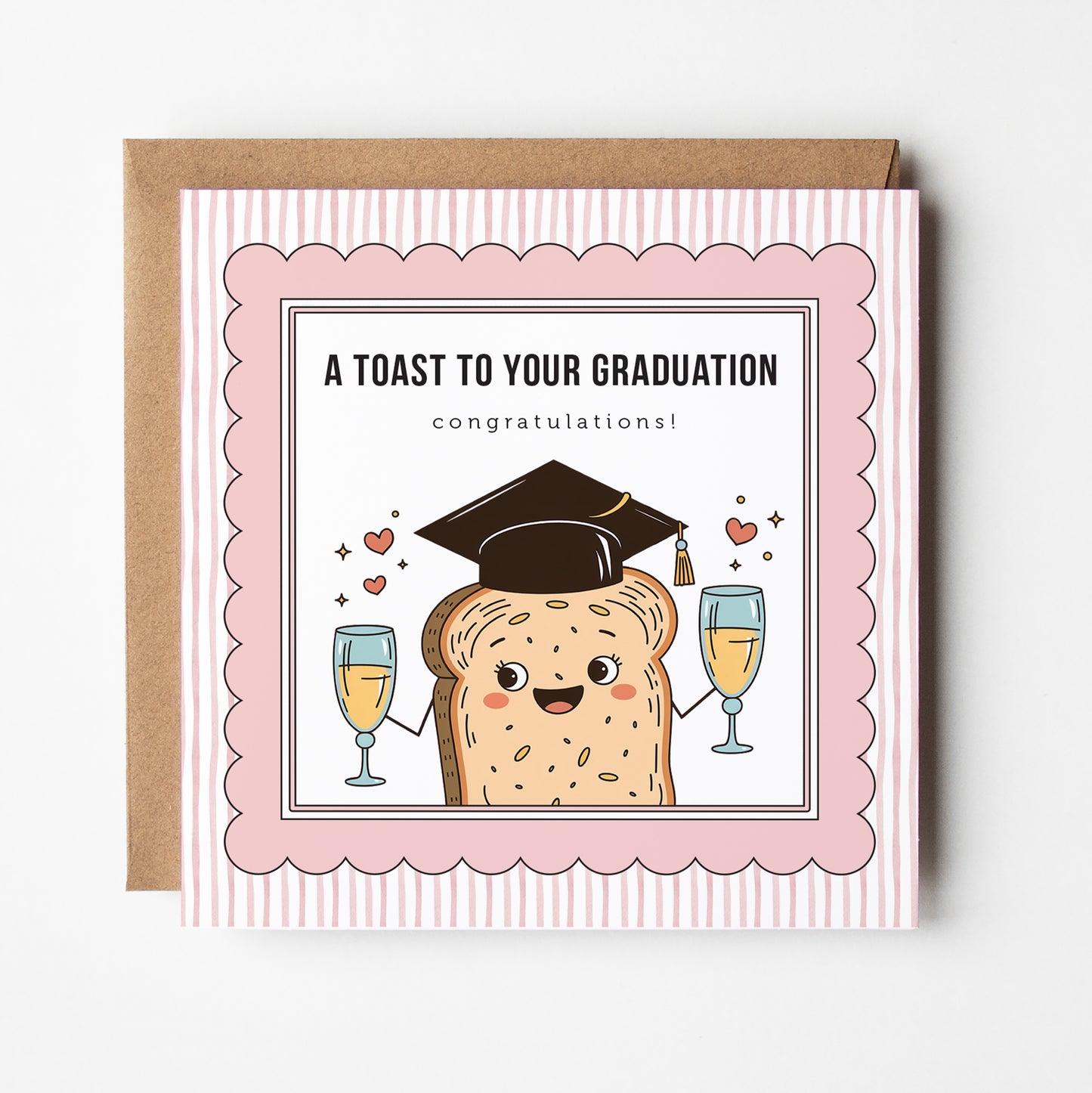 A Toast to your Graduation Card