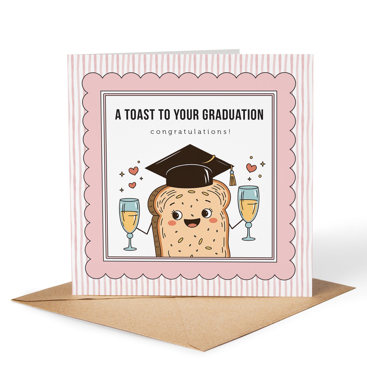 A Toast to your Graduation Card