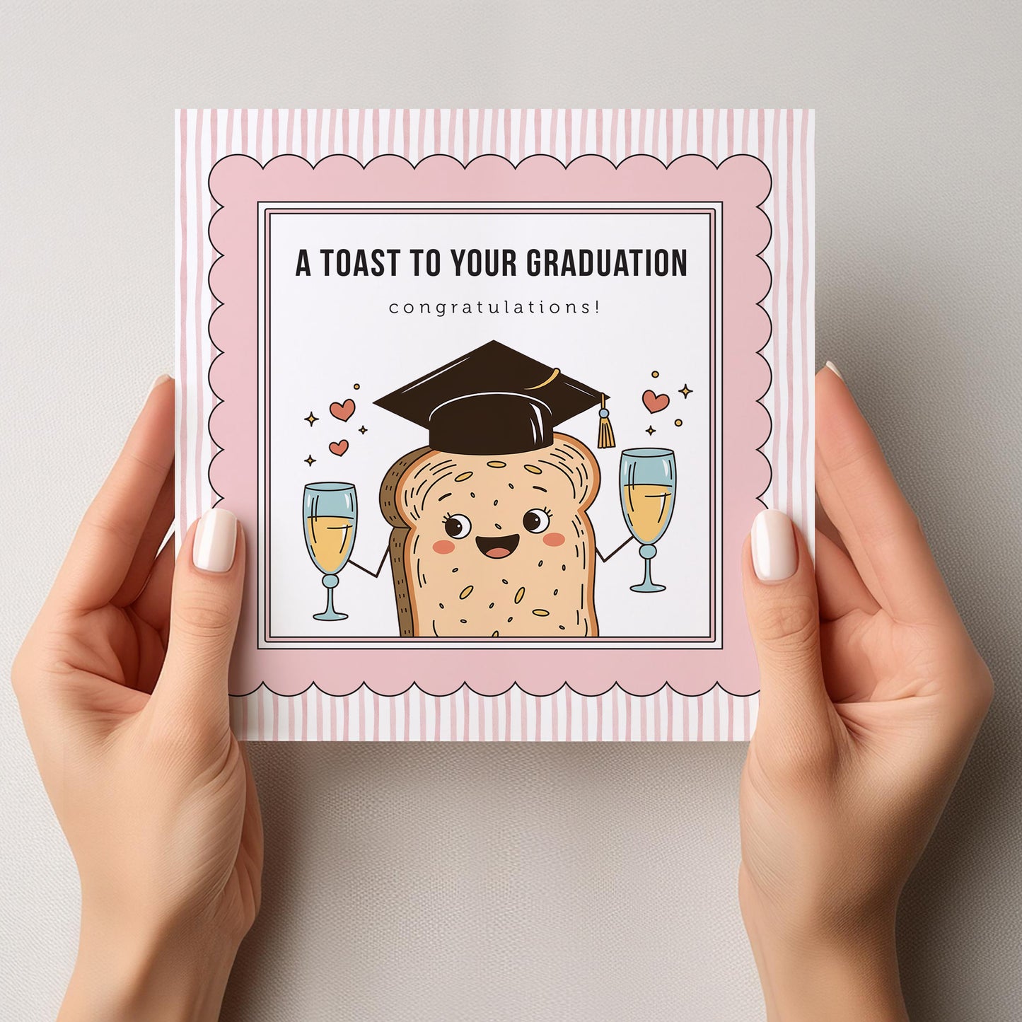 A Toast to your Graduation Card