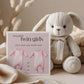 Personalised Twins Baby Girl Card: New Arrival Announcement, Welcome to the World