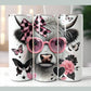 Highland Cow in Pink Sunglasses Tumbler