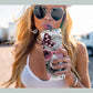 Highland Cow in Pink Sunglasses Tumbler